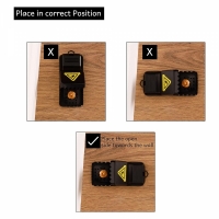 Set 6 capcane reutilizabile pentru soareci, 11.2 x 4.8 cm, negru, Vivo WMT6